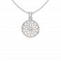 Fantastic Flower Diamond Pendant Set