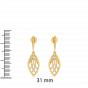 Twinkle Drops Diamond Pendant Set