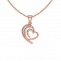 Romantic Hearts Diamond Pendant Set
