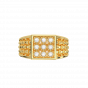 The Diamond Mat Gold Diamond Mens Ring