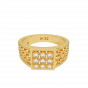 The Diamond Mat Gold Diamond Mens Ring