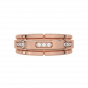 The Flames of Our Love Couple Band Diamond Ring For Her