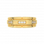 The Flames of Our Love Couple Band Diamond Ring For Her