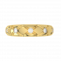 The Golden Zig Zag Diamond Ring