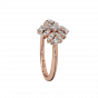 The Floral Glance Gold Diamond Ring