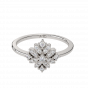 The Floral Glance Gold Diamond Ring