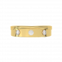 The Glitter Band Gold Diamond Men's Ring