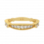 The Glitter Band Gold Diamond Ring