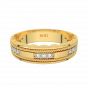 The Golden Lanes Gold Diamond Ring