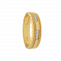 The Golden Lanes Gold Diamond Ring