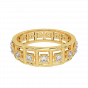 The Glory Track Gold Diamond Eternity Ring
