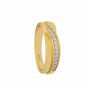 The Golden Tones Gold Diamond Ring