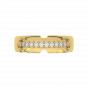 The Forever Bond Couple Band Gold Diamond Ring-1