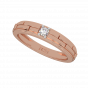 The Brick pattern Diamond Band For Her