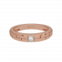 The Brick pattern Diamond Band For Her