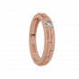 The Brick pattern Diamond Band For Her