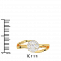 Catch The Flash Gold Diamond Ring