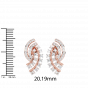 _I am aligned with my purpose_ 18k Gold & Diamond Earrings