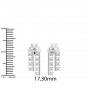 I am resilient - 18K Gold & Diamond Earrings
