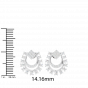 I attract abundance 18K Gold & Diamond Earrings