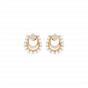 I attract abundance 18K Gold & Diamond Earrings