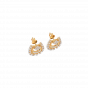 I attract abundance 18K Gold & Diamond Earrings