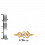 I am grateful for my journey - 18K Gold & Diamond Ring