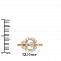 I am mindful - 18K Gold & Diamond Ring