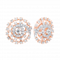 Trapped With Embrace-Diamond Earrings