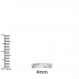The Trendy Engagement Band of Diamond for Her