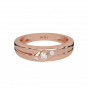 The Trendy Engagement Band of Diamond for Her
