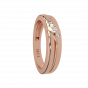 The Trendy Engagement Band of Diamond for Her