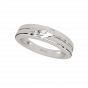 The Trendy Engagement Band of Diamond for Her