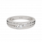 The Trendy Engagement Band of Diamond for Her