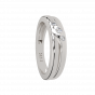 The Trendy Engagement Band of Diamond for Her