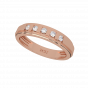 The Rope Style Band of Diamond for Her