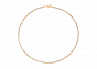 Dual Tone White And Yellow Gold Twisted Chain